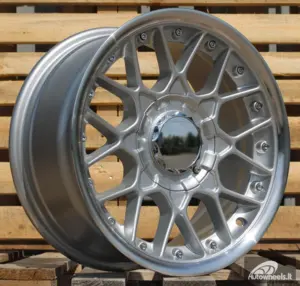 Ratlankis R17x8  10X112/120  ET  20  74.1  HX025  (LU1880)  Silver+Polished Lip (SP)  For HAXER  (P1)