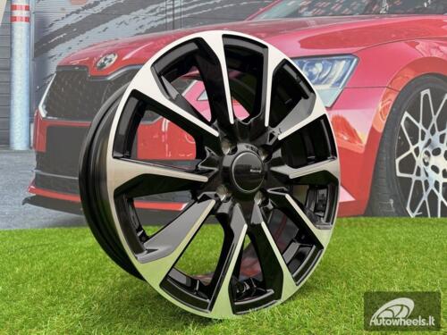 Ratlankis R16x6  4X100  ET  42  60.1  L1666  Black Polished (MB)  For RACIN  (R)