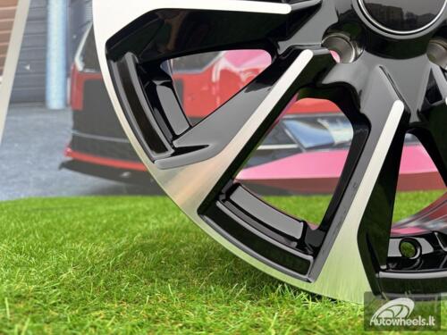 Ratlankis R16x6  4X100  ET  42  60.1  L1666  Black Polished (MB)  For RACIN  (R)