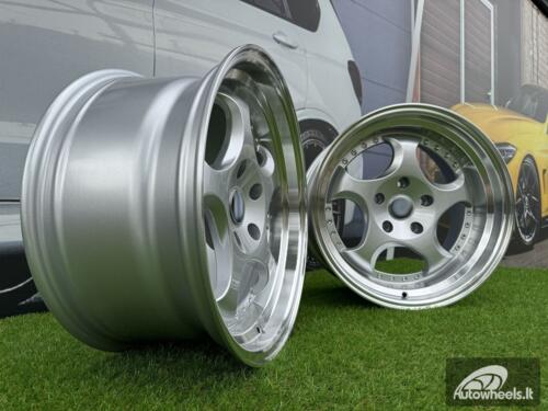 Ratlankis R17x8.5  5X120  ET  25  74.1  L2384  Silver+Polished Lip (SP)  For BMW  (P1)  (REAR+FRONT)