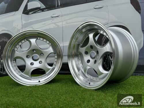 Ratlankis R17x8.5  5X120  ET  25  74.1  L2384  Silver+Polished Lip (SP)  For BMW  (P1)  (REAR+FRONT)