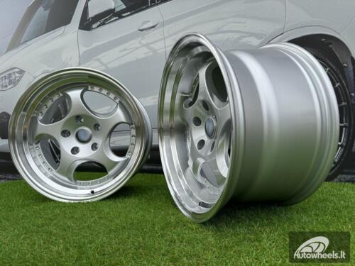Ratlankis R17x8.5  5X120  ET  25  74.1  L2384  Silver+Polished Lip (SP)  For BMW  (P1)  (REAR+FRONT)