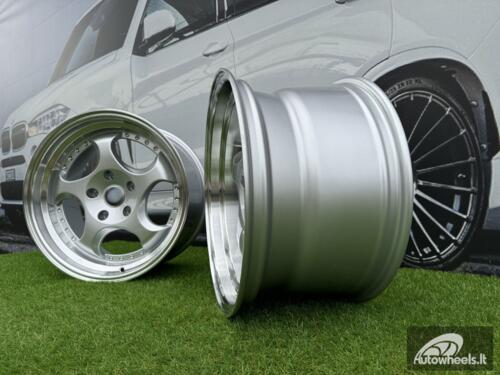 Ratlankis R17x8.5  5X120  ET  25  74.1  L2384  Silver+Polished Lip (SP)  For BMW  (P1)  (REAR+FRONT)