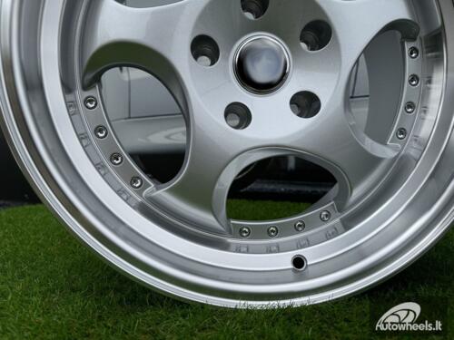 Ratlankis R17x8.5  5X120  ET  25  74.1  L2384  Silver+Polished Lip (SP)  For BMW  (P1)  (REAR+FRONT)