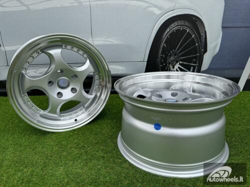 Ratlankis R17x8.5  5X120  ET  25  74.1  L2384  Silver+Polished Lip (SP)  For BMW  (P1)  (REAR+FRONT)