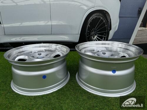 Ratlankis R17x8.5  5X120  ET  25  74.1  L2384  Silver+Polished Lip (SP)  For BMW  (P1)  (REAR+FRONT)