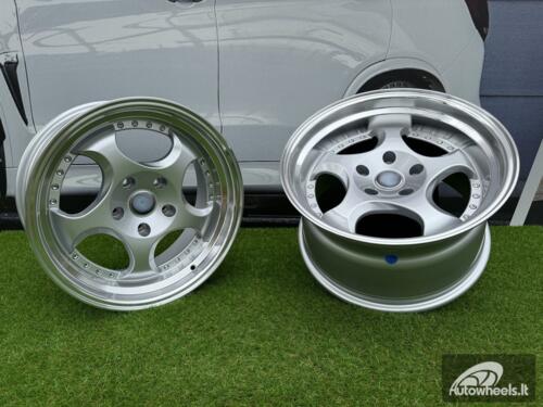 Ratlankis R17x8.5  5X120  ET  25  74.1  L2384  Silver+Polished Lip (SP)  For BMW  (P1)  (REAR+FRONT)
