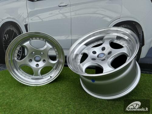 Ratlankis R17x8.5  5X120  ET  25  74.1  L2384  Silver+Polished Lip (SP)  For BMW  (P1)  (REAR+FRONT)