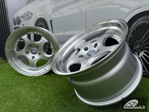 Ratlankis R17x8.5  5X120  ET  25  74.1  L2384  Silver+Polished Lip (SP)  For BMW  (P1)  (REAR+FRONT)