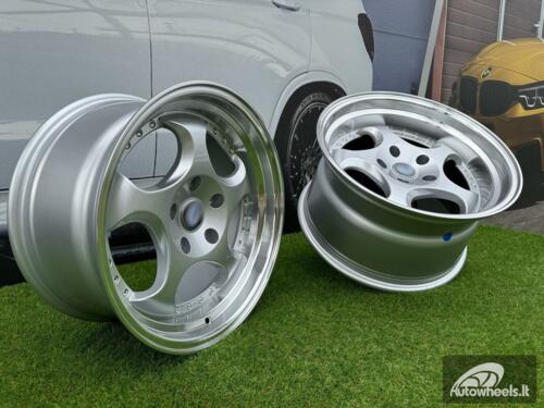 Ratlankis R17x8.5  5X120  ET  25  74.1  L2384  Silver+Polished Lip (SP)  For BMW  (P1)  (REAR+FRONT)