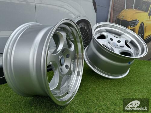 Ratlankis R17x8.5  5X120  ET  25  74.1  L2384  Silver+Polished Lip (SP)  For BMW  (P1)  (REAR+FRONT)