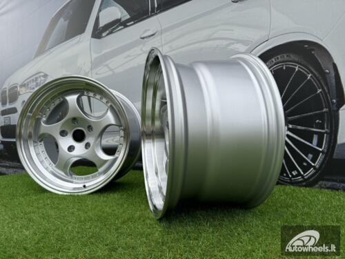 Ratlankis R17x8.5  5X120  ET  25  74.1  L2384  Silver+Polished Lip (SP)  For BMW  (P1)  (REAR+FRONT)