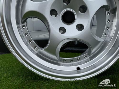 Ratlankis R17x8.5  5X120  ET  25  74.1  L2384  Silver+Polished Lip (SP)  For BMW  (P1)  (REAR+FRONT)