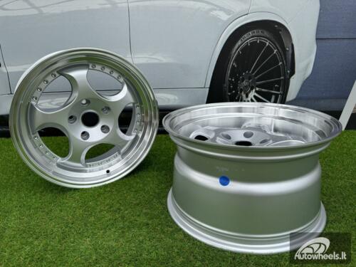 Ratlankis R17x8.5  5X120  ET  25  74.1  L2384  Silver+Polished Lip (SP)  For BMW  (P1)  (REAR+FRONT)