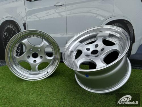Ratlankis R17x8.5  5X120  ET  25  74.1  L2384  Silver+Polished Lip (SP)  For BMW  (P1)  (REAR+FRONT)
