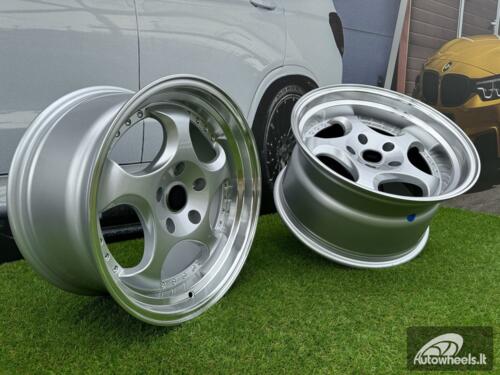 Ratlankis R17x8.5  5X120  ET  25  74.1  L2384  Silver+Polished Lip (SP)  For BMW  (P1)  (REAR+FRONT)