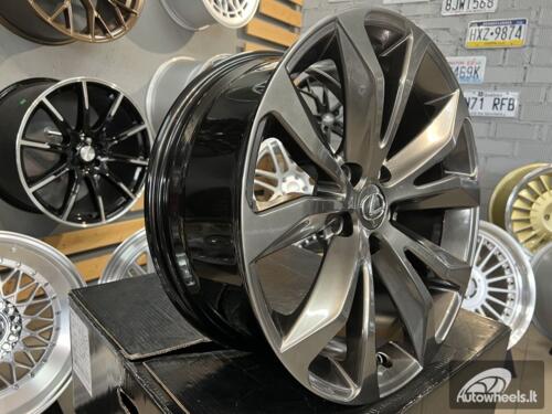 Ratlankis R18x7.5  5X114.3  ET  35  60.1  B1237  Hyper Black (HB)  For LEX  (Z1)