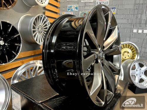 Ratlankis R18x7.5  5X114.3  ET  35  60.1  B1237  Hyper Black (HB)  For LEX  (Z3)