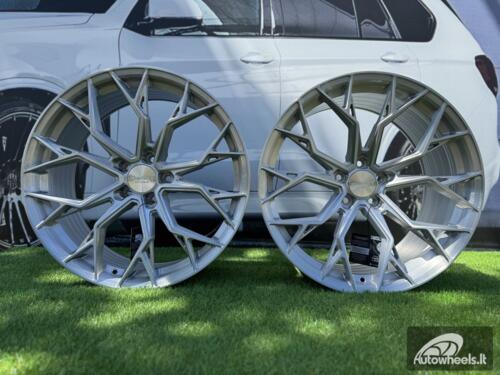 Ratlankis Forzza Titan 10,5X20 5X112 ET40 66,45 Brushed Aluminium