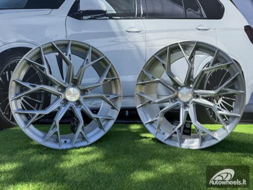 Ratlankis Forzza Titan 10,5X20 5X112 ET40 66,45 Brushed Aluminium