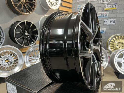 Ratlankis R18x7.5  5X114.3  ET  45  73.1  B1344  Black Polished (MB)  For RACIN  (Z1)