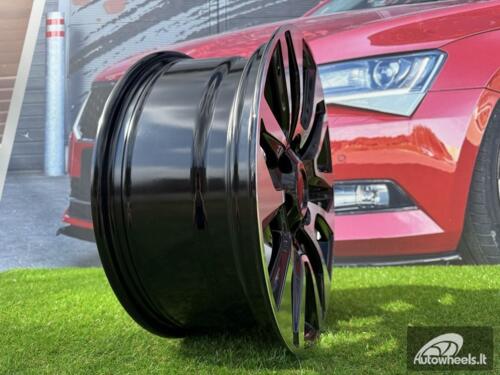 Ratlankis R18x7.5  6X139.7  ET  25  106.1  B1743  Black Polished (MB)  For 4X4  (Z1)  ( for TOYOTA)