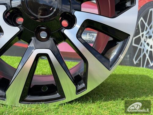 Ratlankis R18x7.5  6X139.7  ET  25  106.1  B1743  Black Polished (MB)  For 4X4  (Z1)  ( for TOYOTA)
