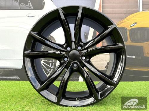 Ratlankis R20x8  5X115  ET  24  71.5  D2047  Black (BL)  For DODGE  (P)