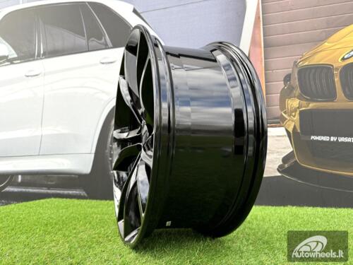 Ratlankis R20x8  5X115  ET  24  71.5  D2047  Black (BL)  For DODGE  (P)