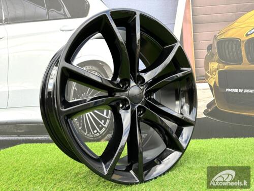 Ratlankis R20x8  5X115  ET  24  71.5  D2047  Black (BL)  For DODGE  (P)