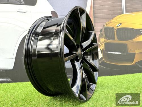 Ratlankis R20x8  5X115  ET  24  71.5  D2047  Black (BL)  For DODGE  (P)