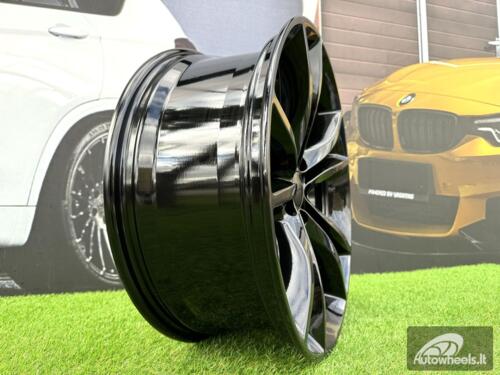 Ratlankis R20x8  5X115  ET  24  71.5  D2047  Black (BL)  For DODGE  (P)