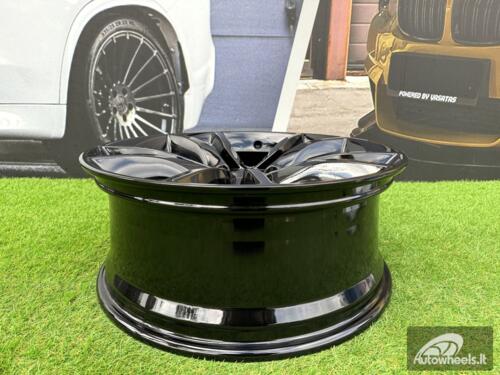 Ratlankis R20x8  5X115  ET  24  71.5  D2047  Black (BL)  For DODGE  (P)