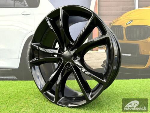 Ratlankis R20x8  5X115  ET  24  71.5  D2047  Black (BL)  For DODGE  (Z1)