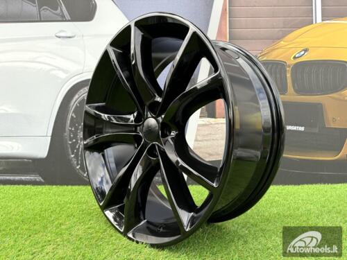 Ratlankis R20x8  5X115  ET  24  71.5  D2047  Black (BL)  For DODGE  (Z1)