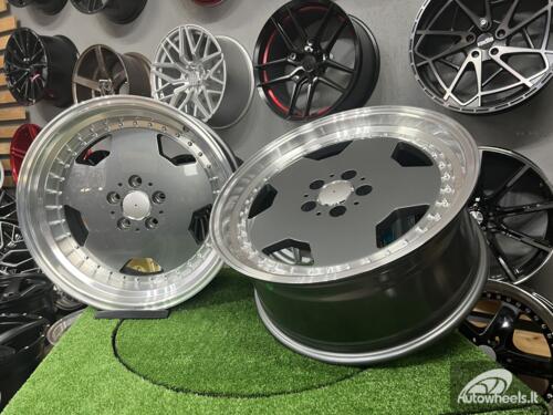 Ratlankis R17x8  5X112  ET  25  66.6  B5852  (BY1781)  Graphite+Polished Lip (GRPL)  For MER  (Z1)  (MONOBLOCK Style)