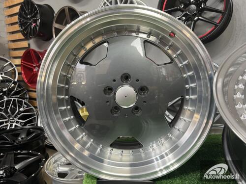 Ratlankis R17x8  5X112  ET  25  66.6  B5852  (BY1781)  Graphite+Polished Lip (GRPL)  For MER  (Z1)  (MONOBLOCK Style)