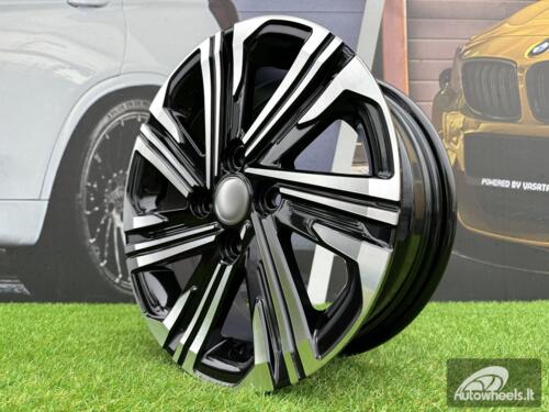 Ratlankis R15x5.5  4X100  ET  45  54.1  D1822  Black Polished (MB)  For TOYOT  (Z2)