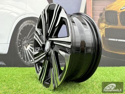 Ratlankis R15x5.5  4X100  ET  45  54.1  D1822  Black Polished (MB)  For TOYOT  (Z2)