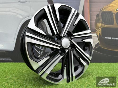 Ratlankis R15x5.5  4X100  ET  45  54.1  D1822  Black Polished (MB)  For TOYOT  (Z2)