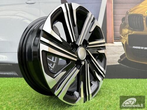 Ratlankis R15x5.5  4X100  ET  45  54.1  D1822  Black Polished (MB)  For TOYOT  (Z2)
