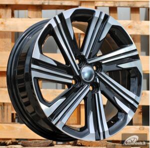 Ratlankis R14x5.5  4X100  ET  45  54.1  D1822  Black Polished (MB)  For TOYOT  (Z2)