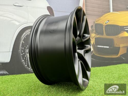 Ratlankis R20x9  5X115  ET  21  71.6  A5875  Black Half Matt (BLHM)  For DODGE  (P)