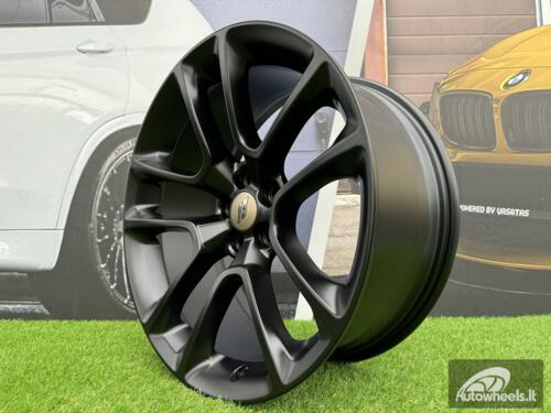 Ratlankis R20x9  5X115  ET  21  71.6  A5875  Black Half Matt (BLHM)  For DODGE  (P)