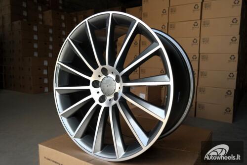 Ratlankis R17x7.5  5X112  ET  45  66.6  B1048  Grey Polished (MG)  For MER  (Z1)