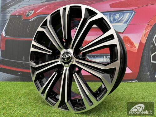 Ratlankis R16x6.5  5X100  ET  39  54.1  B5845  (IN1091)  Black Polished (MB)  For TOYOT  (M+P1)