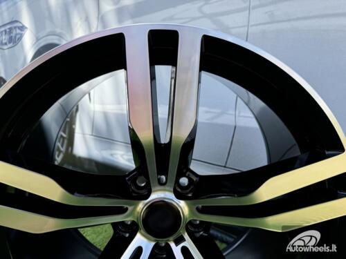 Ratlankis R19x8.5  5X120  ET  25  72.6  B5327  Black Polished (MB)  For BMW  (P+K4)  (Rear+Front)