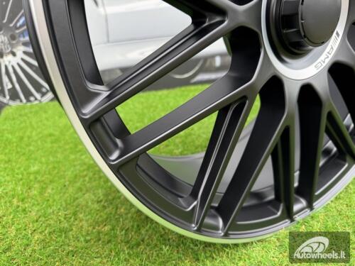 Ratlankis R21x10  5X112  ET  44  66.6  Y0207  Black Half Matt+Polished Lip (BLHMPL)  For MER  (K4+P)  (Rear+Front)
