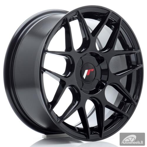 JR Wheels JR18 16x7 ET20-35 4H BLANK Gloss Black