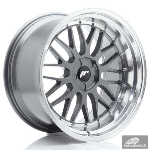 JR Wheels JR23 20x10,5 ET15-25 5H BLANK Hyper Gray w/Machined Lip